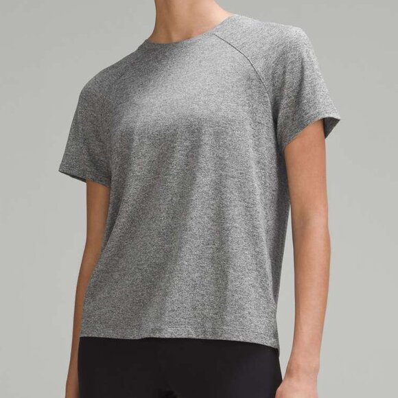 Lululemon License to Train Classic-Fit T-Shirt Heathered Black 8 - Picture 1 of 8